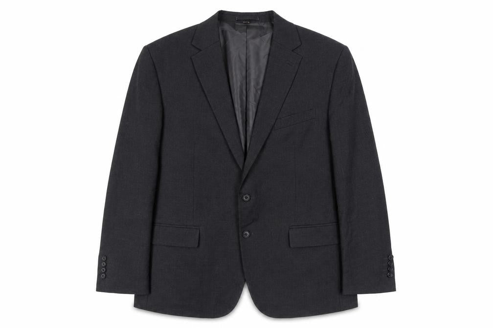 Marks & Spencer Mens Grey Polyester Jacket Suit Jacket Size 48 Regular