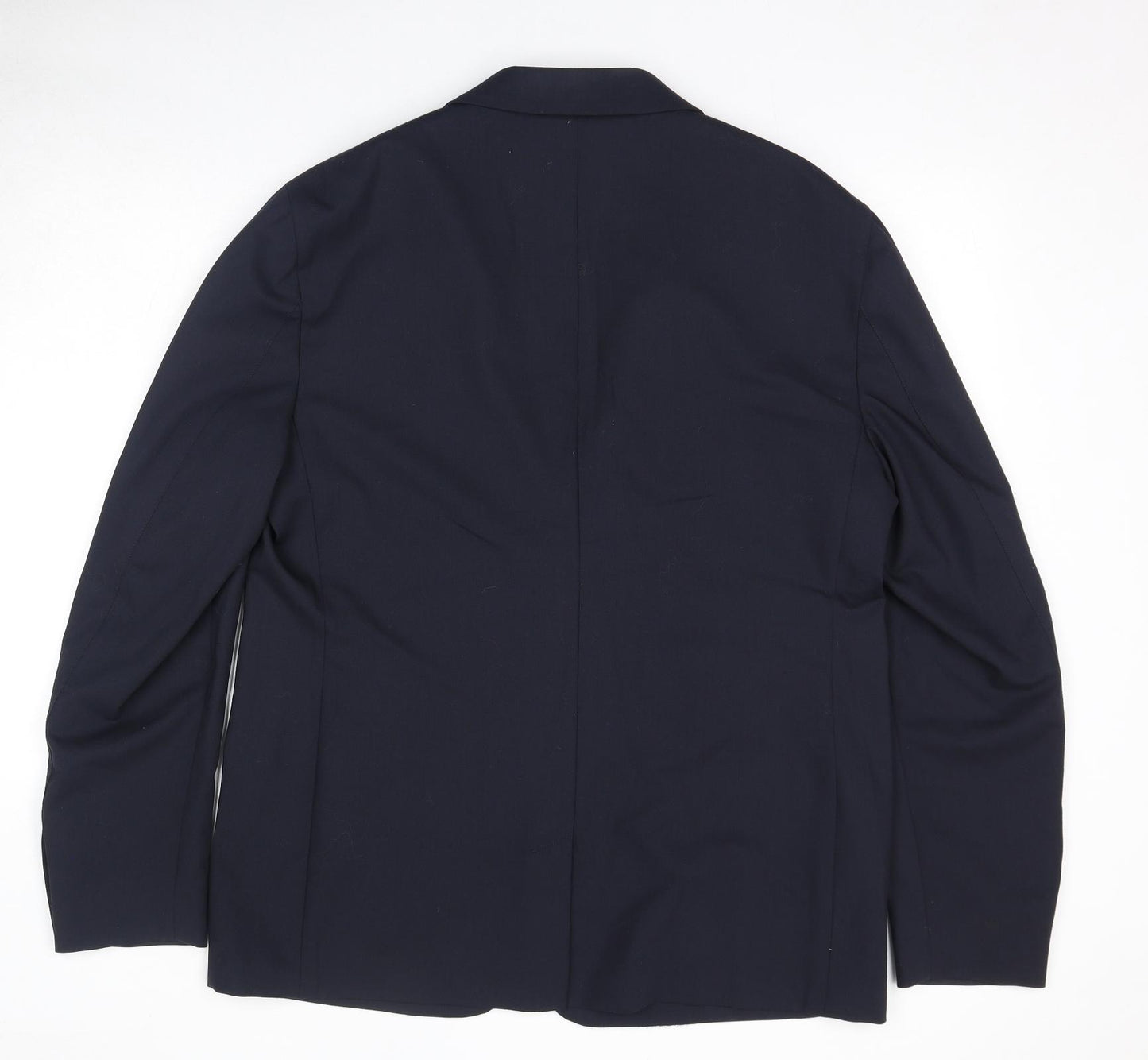Lacoste Mens Blue Jacket Blazer Size L Button