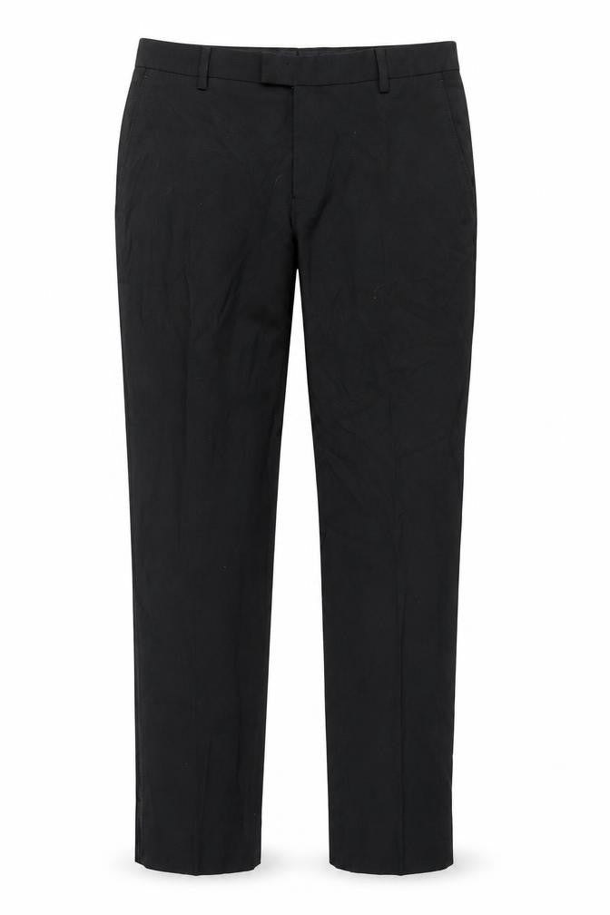 NEXT Mens Black Polyester Dress Pants Trousers Size 32 in L28 in Regular Zip