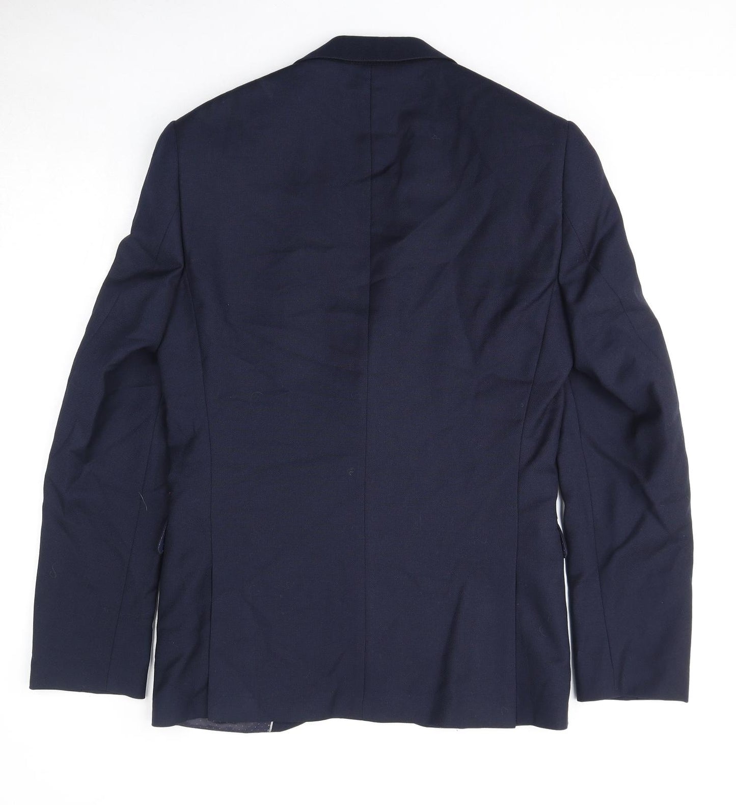 NEXT Mens Blue Wool Jacket Suit Jacket Size 38 Regular