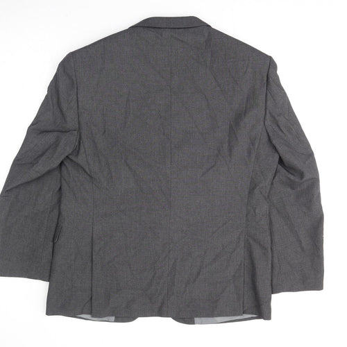 Marks and Spencer Mens Grey Polyester Jacket Suit Jacket Size 42 Regular