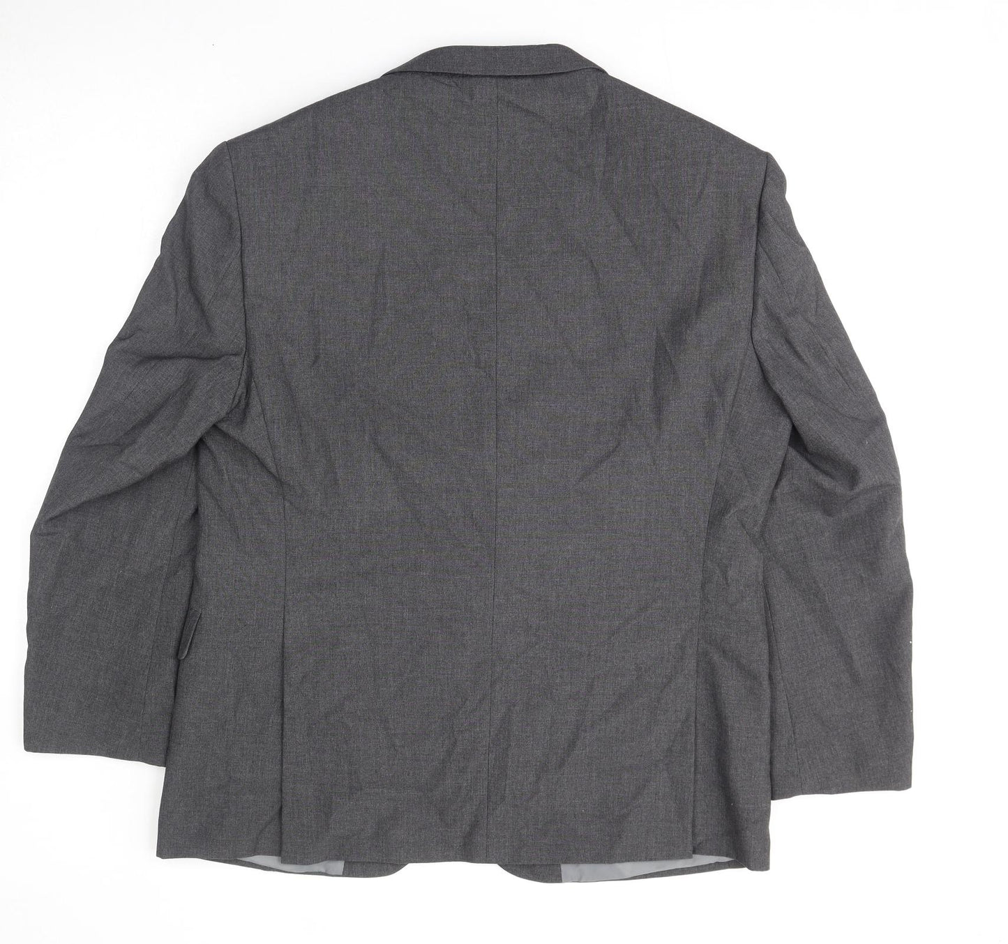 Marks and Spencer Mens Grey Polyester Jacket Suit Jacket Size 42 Regular