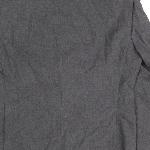 Marks and Spencer Mens Grey Polyester Jacket Suit Jacket Size 42 Regular