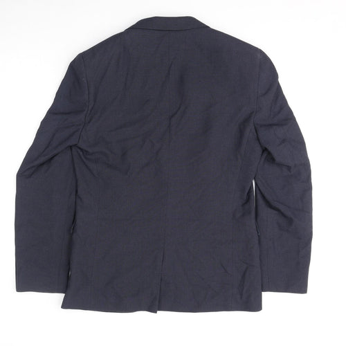 NEXT Mens Blue Polyester Jacket Suit Jacket Size 40 Regular