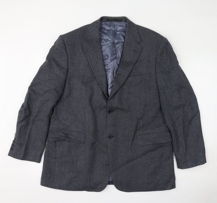 Marks and Spencer Mens Grey Wool Jacket Suit Jacket Size 44 Regular