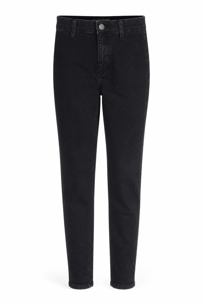 Topshop Womens Black Cotton Skinny Jeans Size 26 in Regular Zip