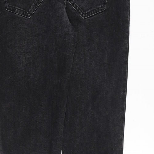 NEXT Mens Black Cotton Skinny Jeans Size 36 in Slim Button
