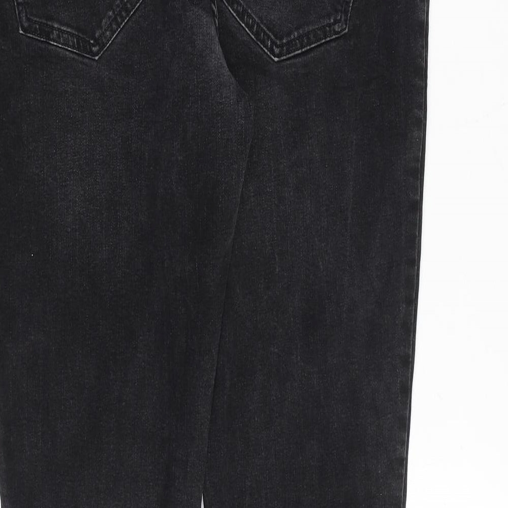 NEXT Mens Black Cotton Skinny Jeans Size 36 in Slim Button
