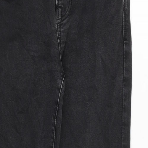 NEXT Mens Grey Cotton Straight Jeans Size 26 in Slim Zip