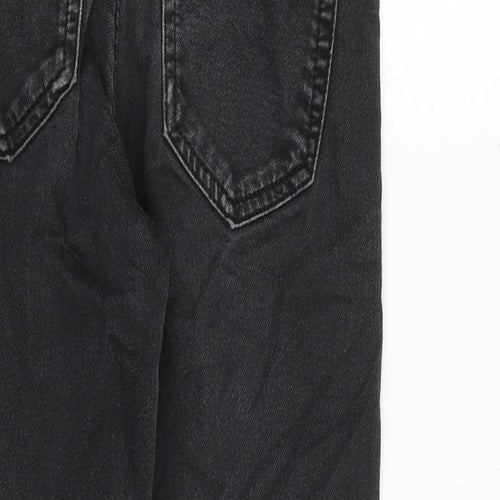 NEXT Mens Grey Cotton Straight Jeans Size 26 in Slim Zip