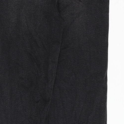 NEXT Mens Grey Cotton Straight Jeans Size 30 in Slim Zip
