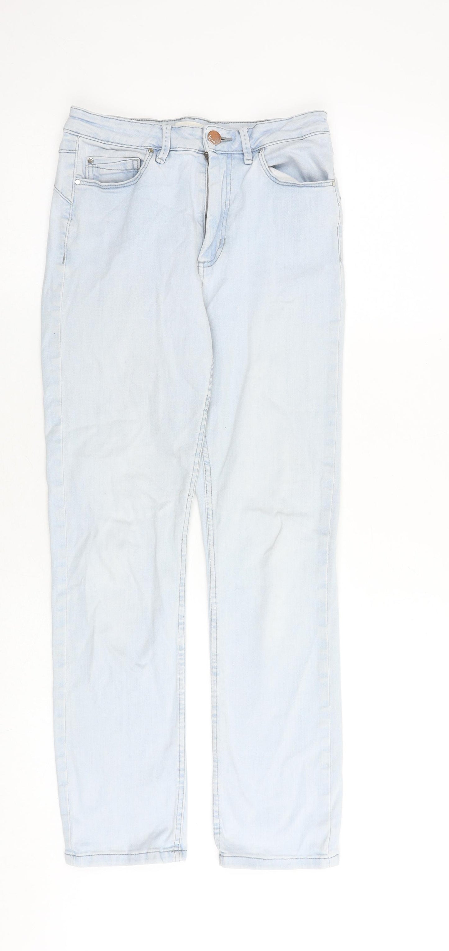 Gap Womens Blue Cotton Skinny Jeans Size 8 Regular Zip