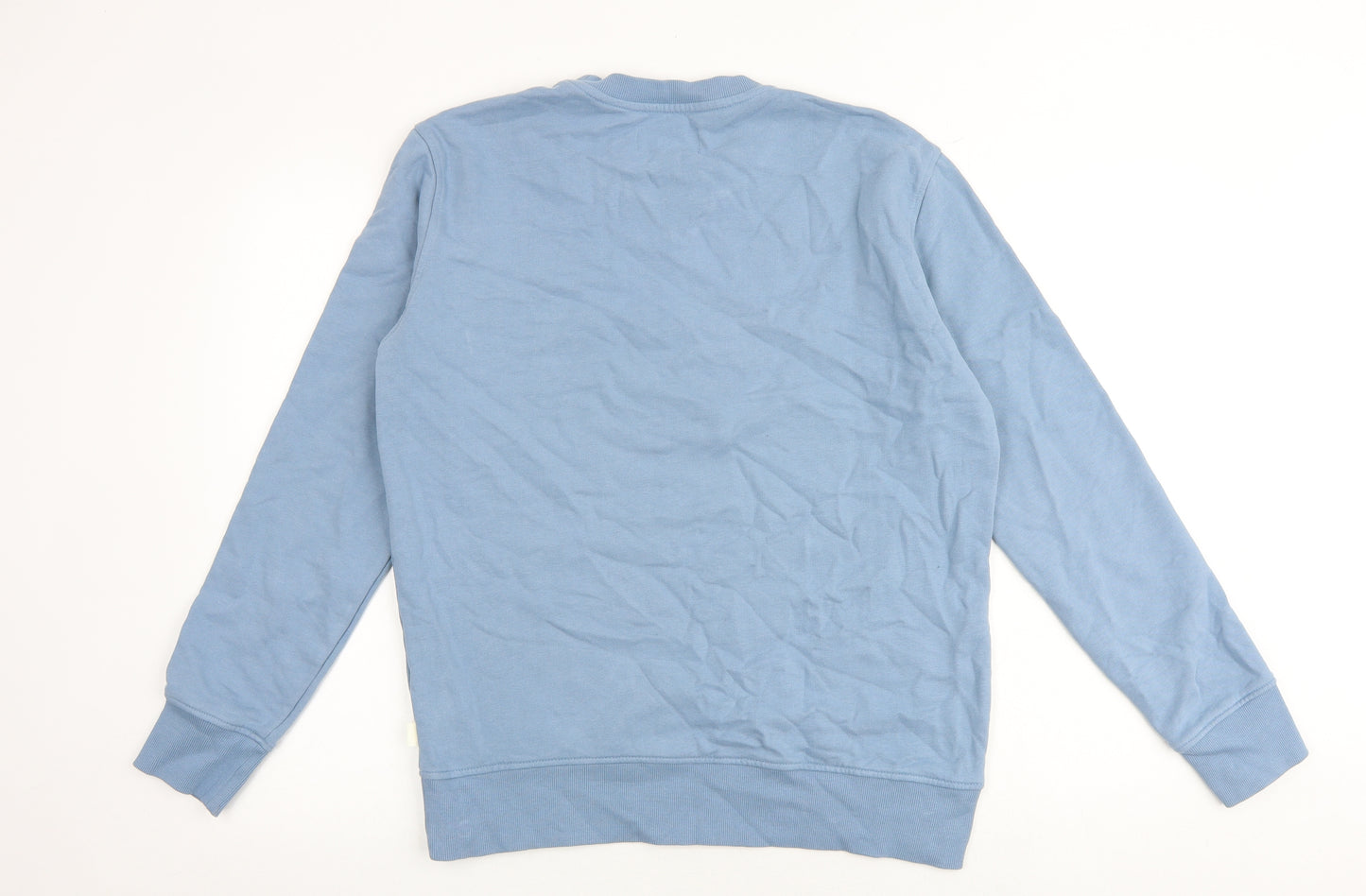 Marks and Spencer Mens Blue Cotton Pullover Sweatshirt Size M