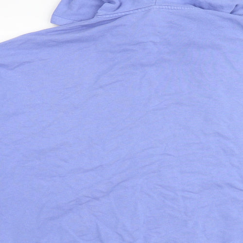 ASOS Mens Blue Cotton Pullover Hoodie Size S - Kyoto Japan