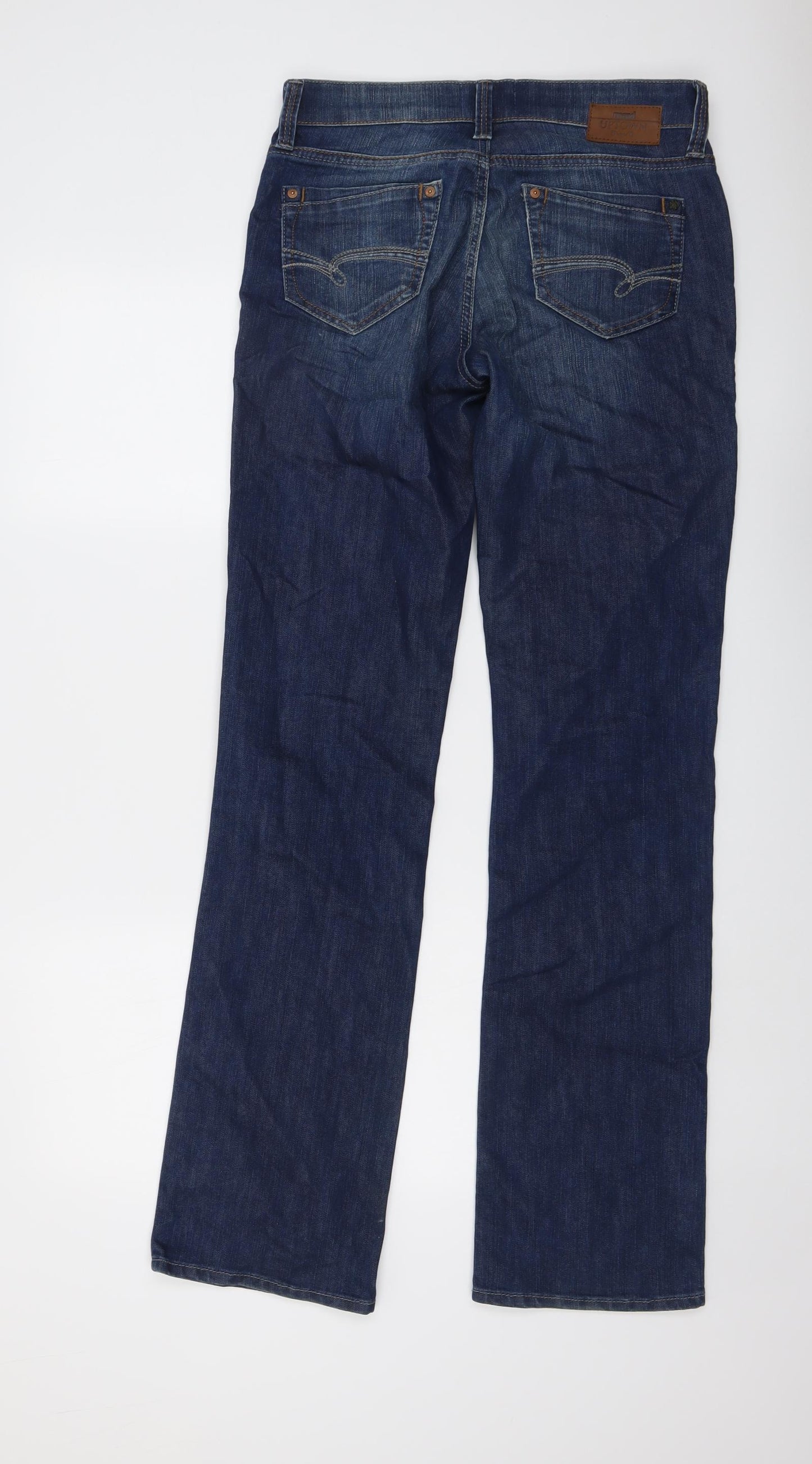 Mavi Womens Blue Cotton Straight Jeans Size 28 in L34 in Regular Button