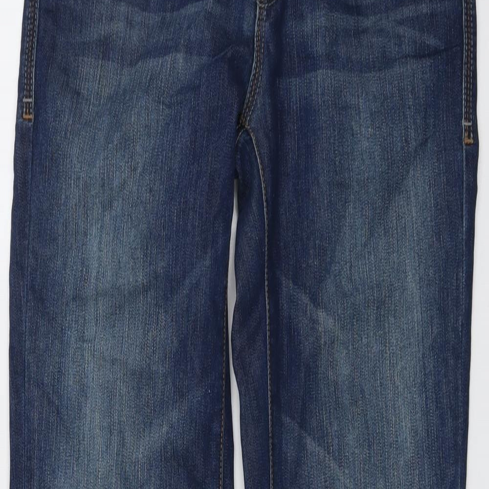 Mavi Womens Blue Cotton Straight Jeans Size 28 in L34 in Regular Button
