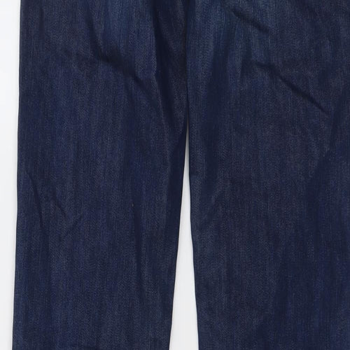 Mavi Womens Blue Cotton Straight Jeans Size 28 in L34 in Regular Button