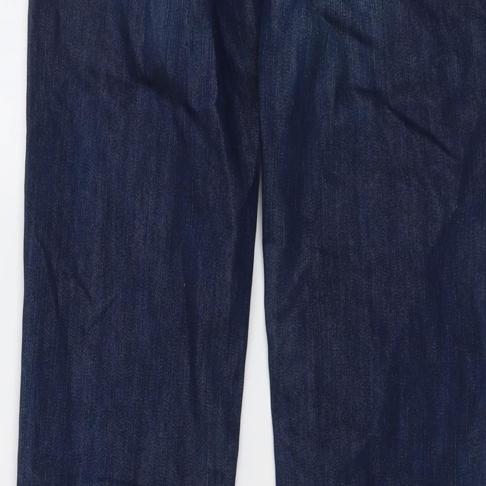 Mavi Womens Blue Cotton Straight Jeans Size 28 in L34 in Regular Button