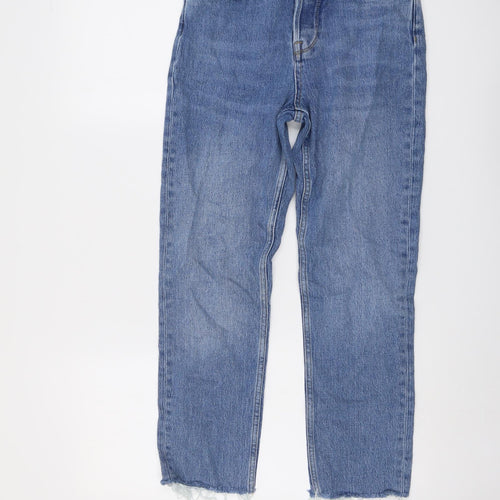 BDG Womens Blue Cotton Straight Jeans Size 27 in L25 in Regular Button