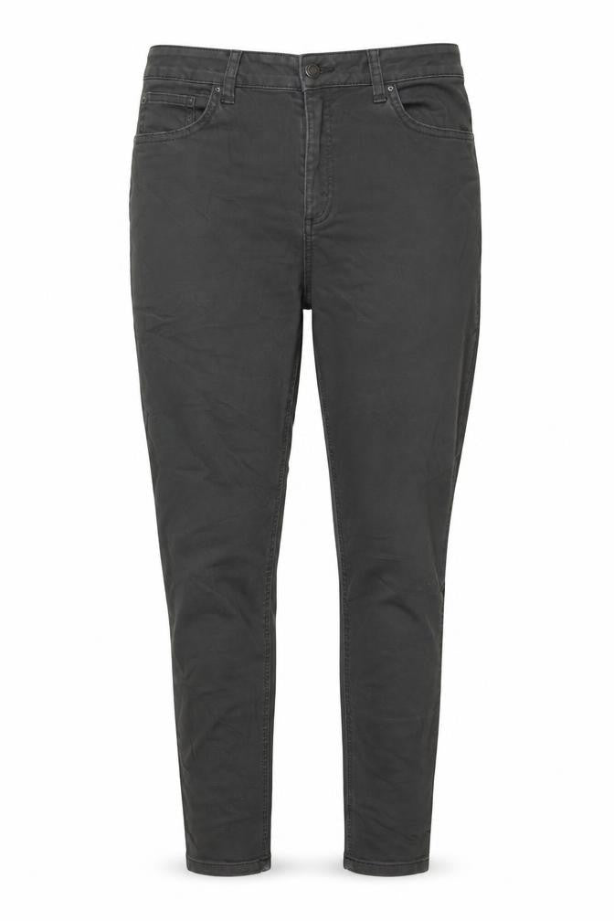 Marks and Spencer Womens Grey Cotton Skinny Jeans Size 12 L27 in Regular Button