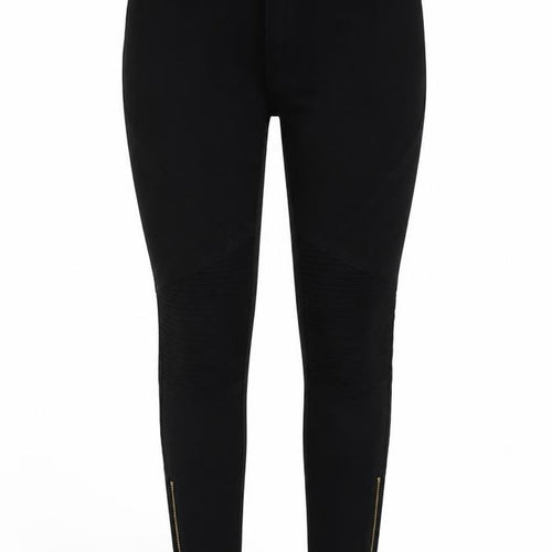 H&M Womens Black Cotton Skinny Jeans Size 6 L26 in Regular Button