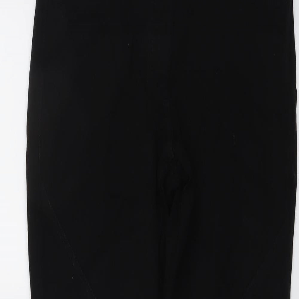 H&M Womens Black Cotton Skinny Jeans Size 6 L26 in Regular Button