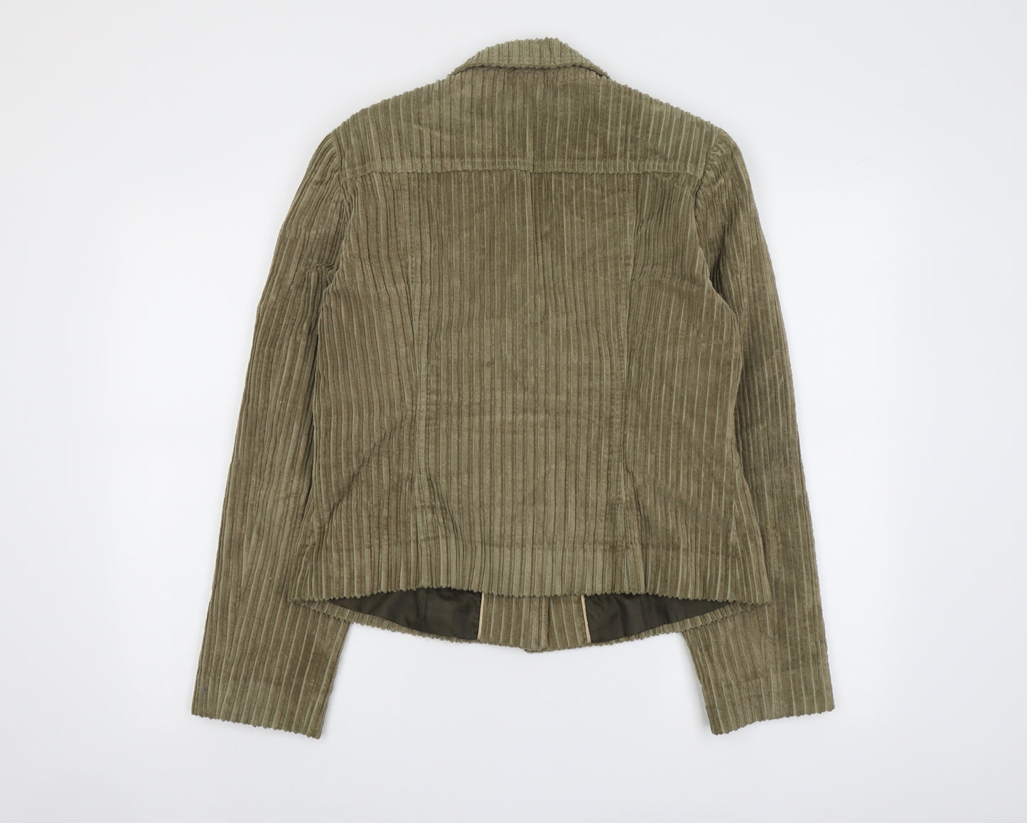 Per Una Womens Brown Jacket Blazer Size 14 Button