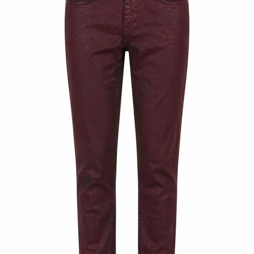 Zara Womens Red Cotton Skinny Jeans Size 8 L28 in Regular Button