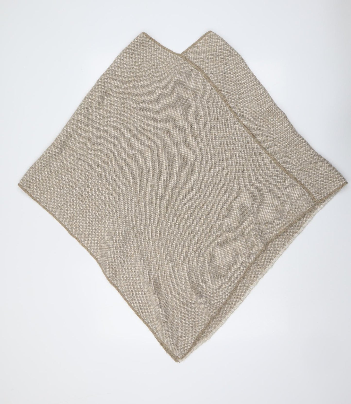 Fantasie Terrene Womens Beige V-Neck Acetate Pullover Jumper One Size - Poncho