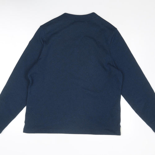 Craghoppers Womens Blue Crew Neck Polyester Pullover Jumper Size 14