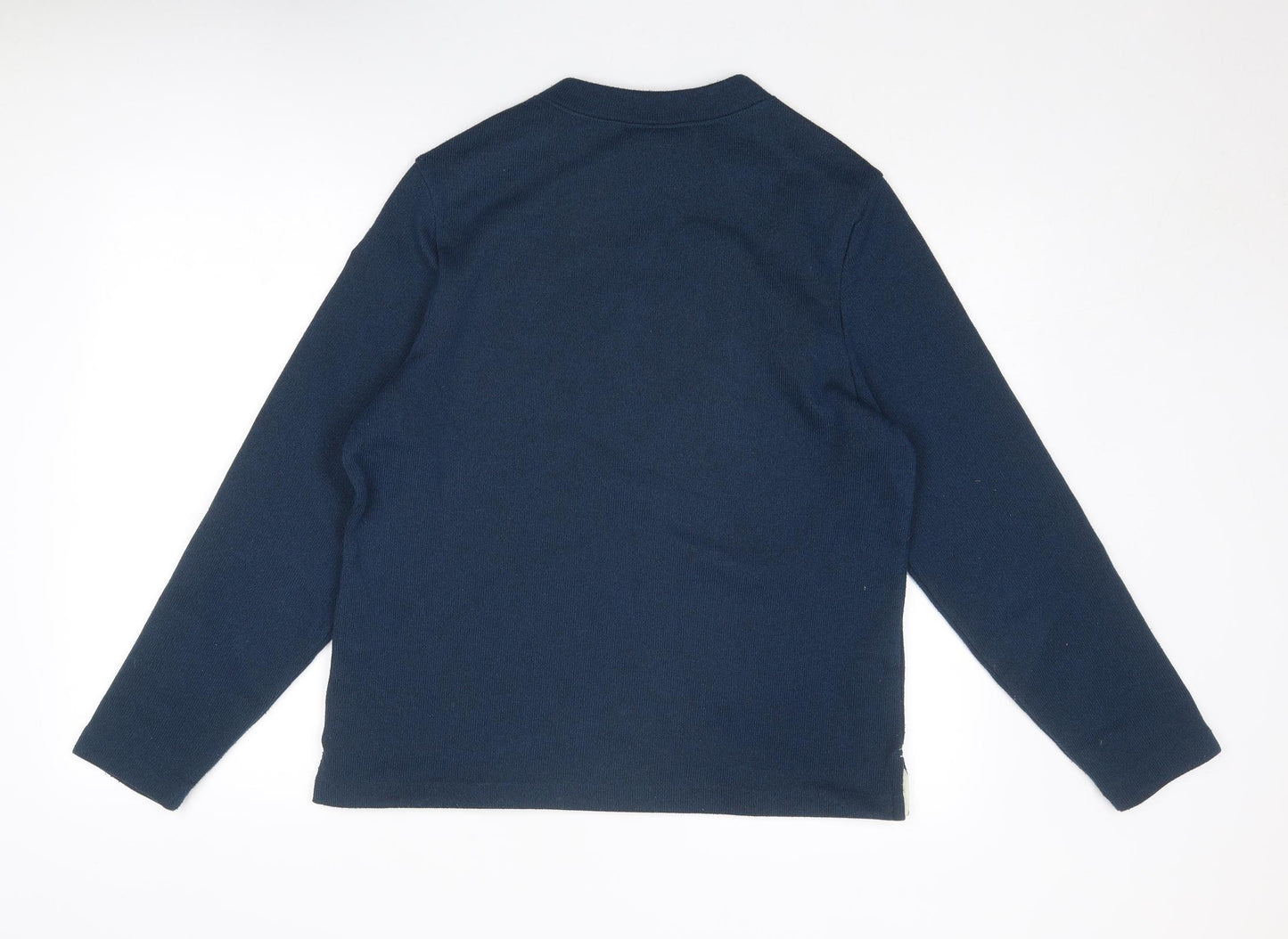 Craghoppers Womens Blue Crew Neck Polyester Pullover Jumper Size 14