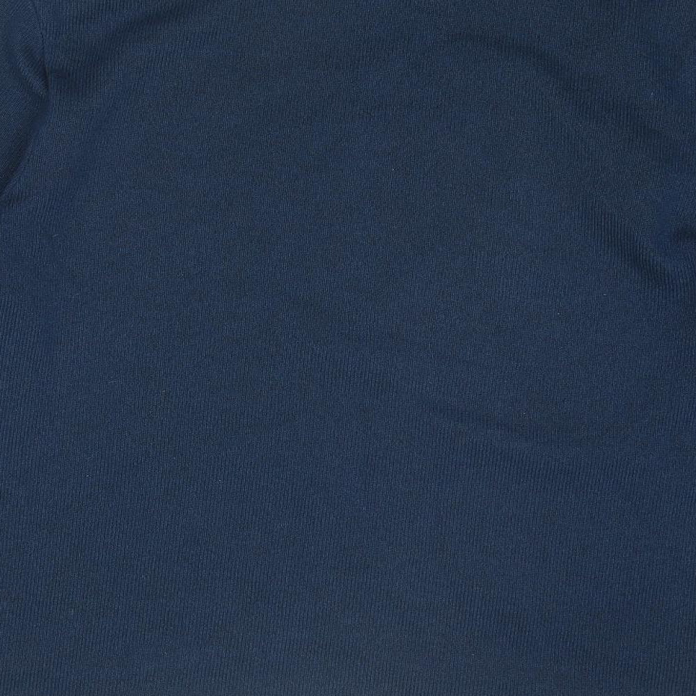 Craghoppers Womens Blue Crew Neck Polyester Pullover Jumper Size 14