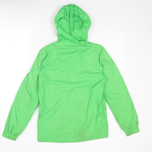 Mountain Warehouse Boys Green Windbreaker Jacket Size 13 Years Zip
