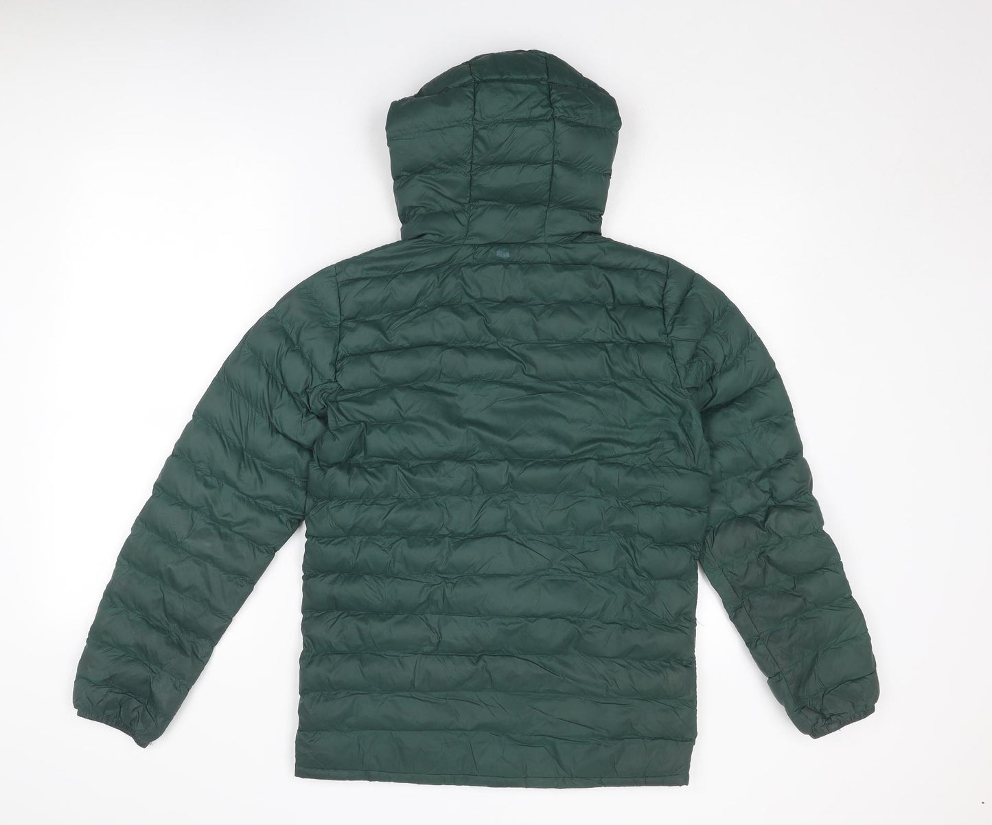 Mountain Warehouse Boys Green Quilted Jacket Size 13 Years Zip