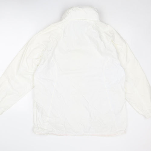 Regatta Womens White Windbreaker Jacket Size 16 Zip