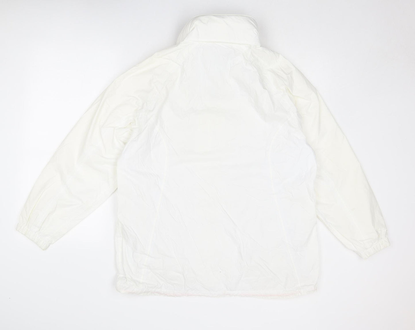 Regatta Womens White Windbreaker Jacket Size 16 Zip