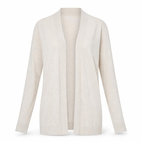 Mango Womens Beige V-Neck Viscose Cardigan Jumper Size XS