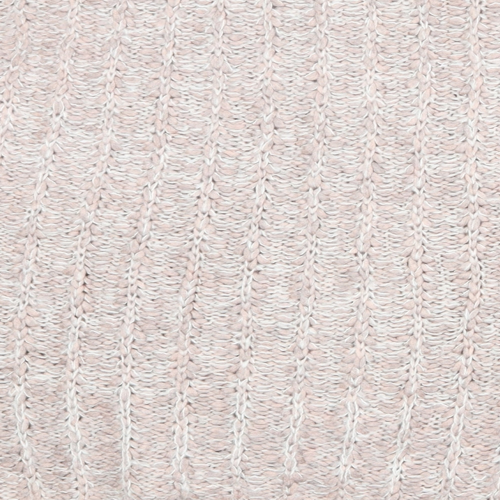 Per Una Womens Pink Crew Neck Acrylic Pullover Jumper Size 22