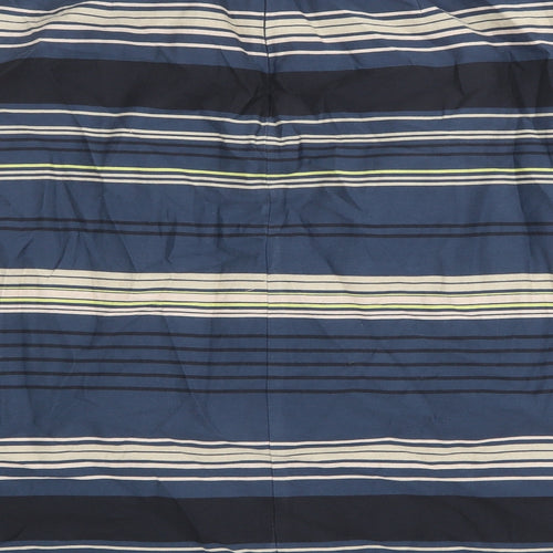 Monsoon Womens Multicoloured Striped Cotton A-Line Skirt Size 12 Zip