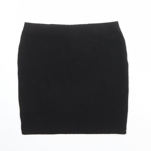 Marks and Spencer Womens Black Polyester Bandage Skirt Size 10