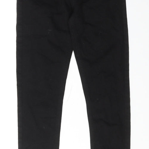 New Look Womens Black Cotton Skinny Jeans Size 8 Regular Zip