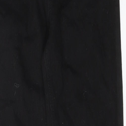 New Look Womens Black Cotton Skinny Jeans Size 8 Regular Zip