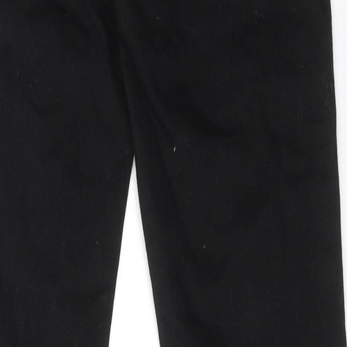 New Look Womens Black Cotton Skinny Jeans Size 8 Regular Zip