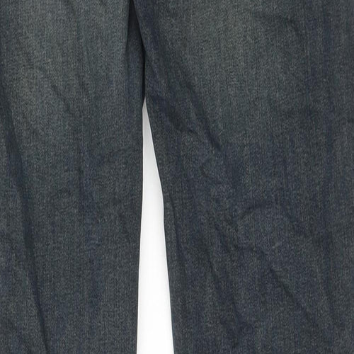 NEXT Mens Blue Cotton Straight Jeans Size 30 in L33 in Regular Zip