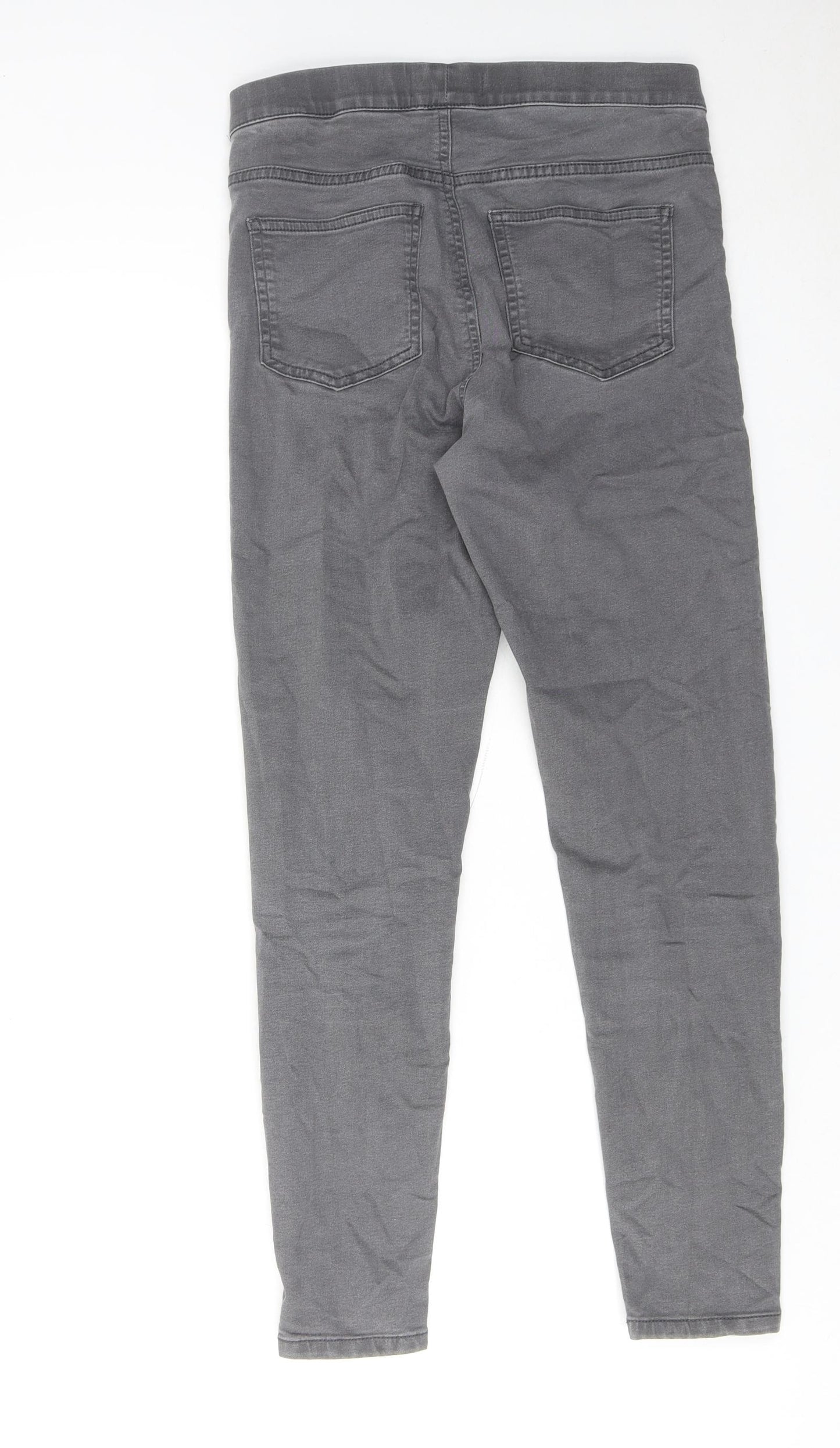 Marks and Spencer Womens Grey Cotton Jegging Jeans Size 8 Regular