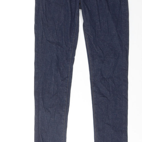 Seven7 Womens Blue Cotton Skinny Jeans Size 26 in Regular Zip