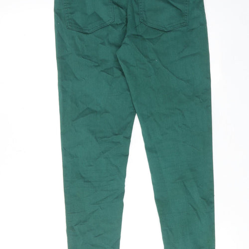 Marks and Spencer Womens Green Cotton Jegging Jeans Size 10 Regular