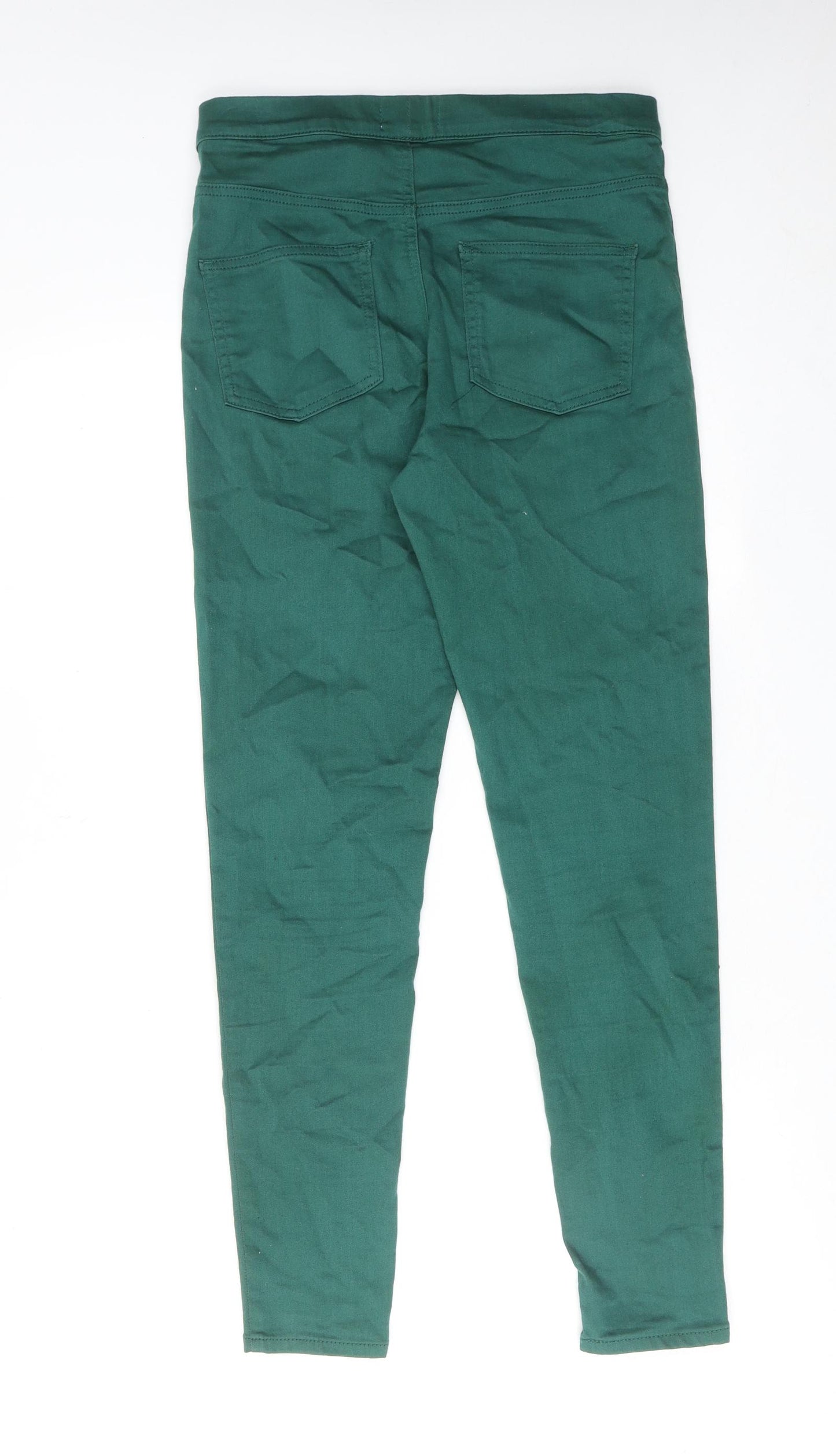 Marks and Spencer Womens Green Cotton Jegging Jeans Size 10 Regular