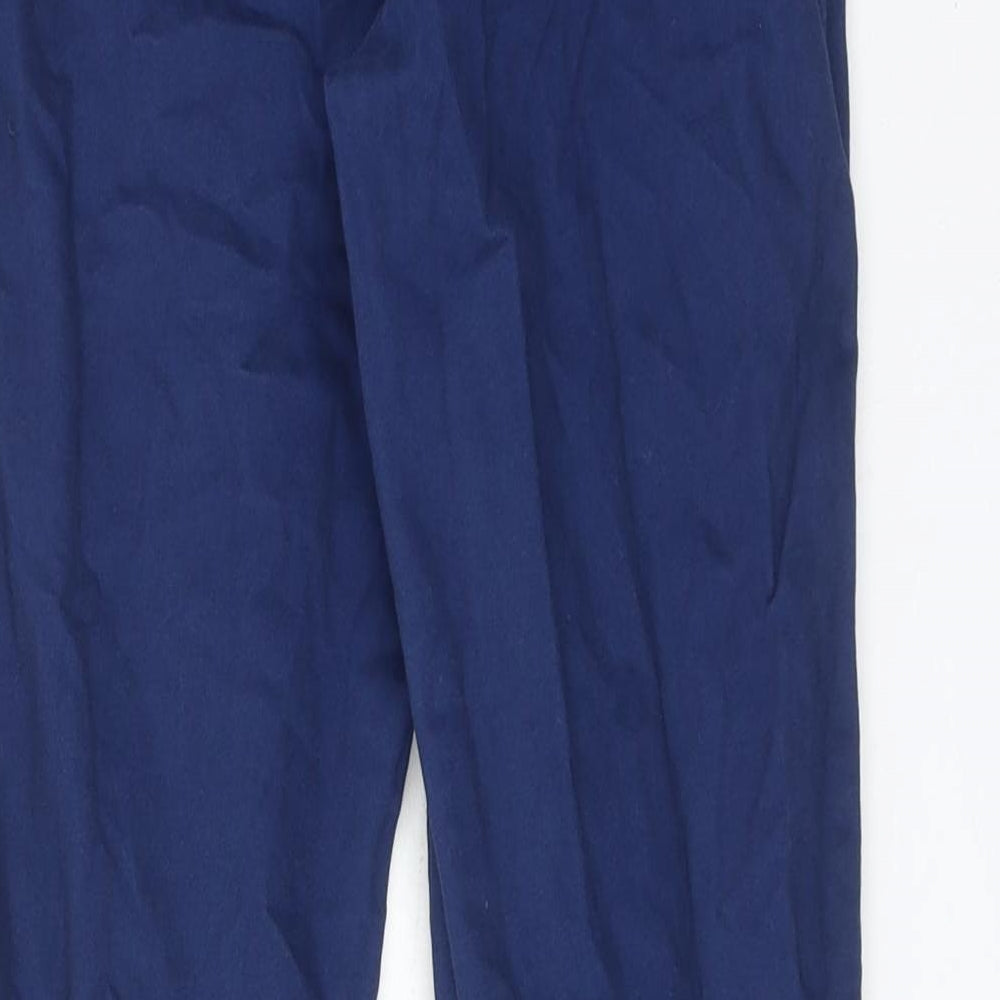 Boden Boys Blue Cotton Straight Jeans Size 14 Years Regular Drawstring