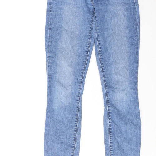 Gap Womens Blue Cotton Skinny Jeans Size 26 in Regular Zip